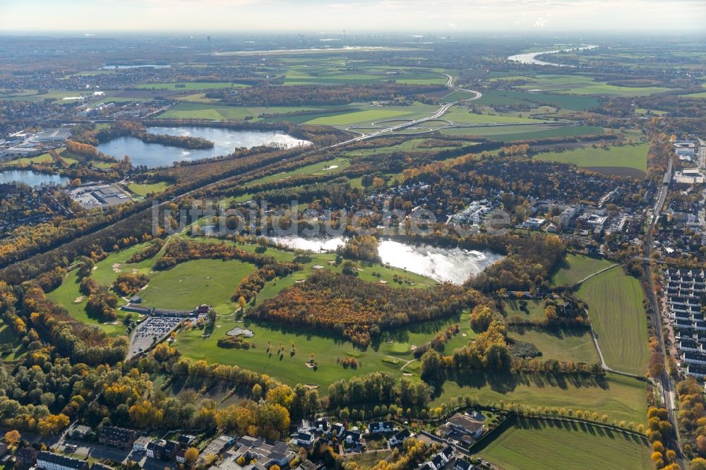 Luftaufnahme Duisburg - Golfplatz in Duisburg im Bundesland Nordrhein-Westfalen