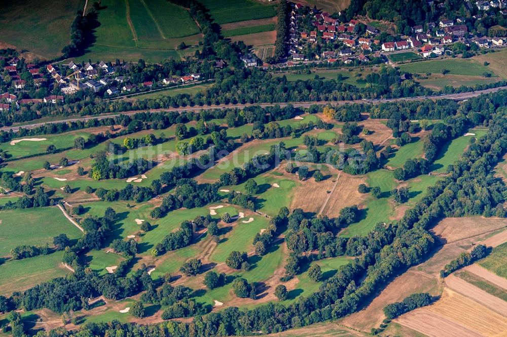 Kirchzarten von oben - Golfplatz Freiburger Golfclub in Kirchzarten im Bundesland Baden-Württemberg, Deutschland