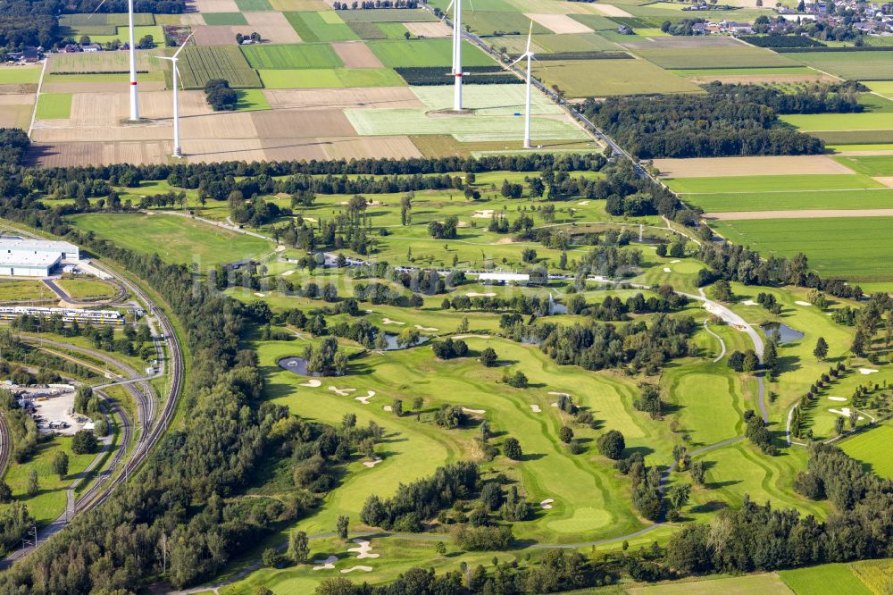 Luftbild Gerderhahn - Golfplatz in Gerderhahn im Bundesland Nordrhein-Westfalen, Deutschland