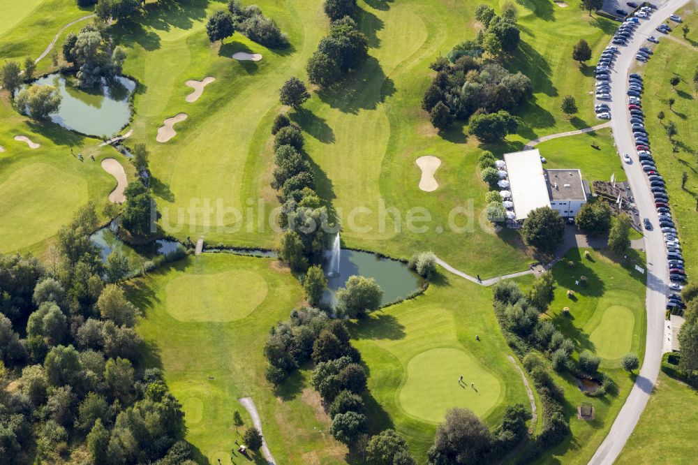 Gerderhahn von oben - Golfplatz in Gerderhahn im Bundesland Nordrhein-Westfalen, Deutschland