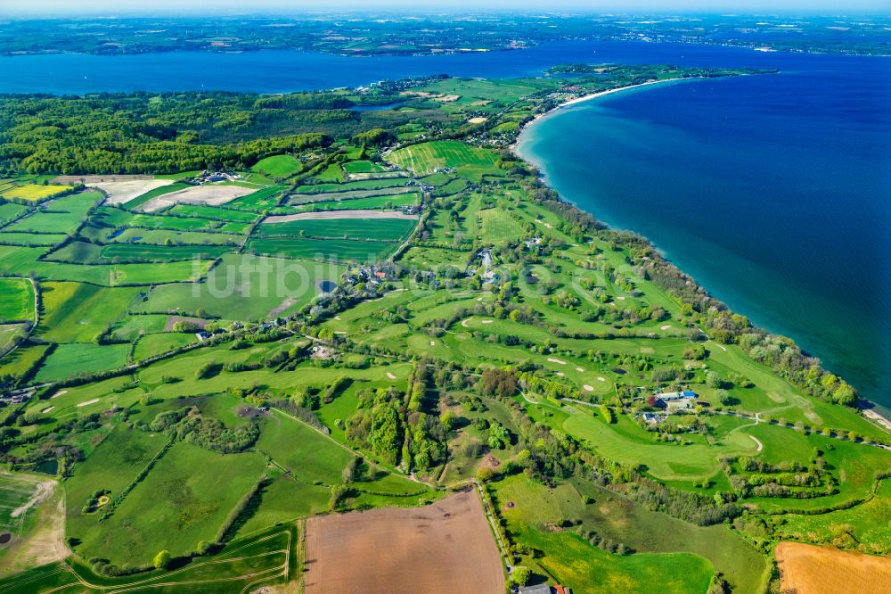 Glücksburg von oben - Golfplatz in Glücksburg im Bundesland Schleswig-Holstein