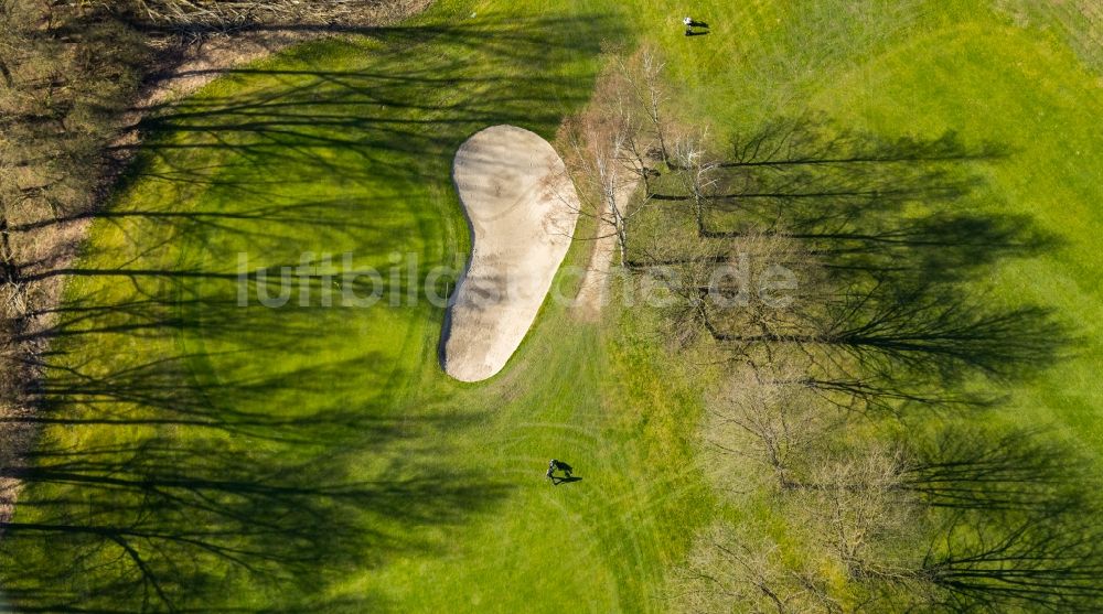 Luftaufnahme Hünxe - Golfplatz des Golf Club Hünxerwald e.V. am Hardtbergweg in Hünxe im Bundesland Nordrhein-Westfalen, Deutschland