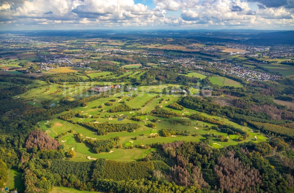 Luftaufnahme Fröndenberg/Ruhr - Golfplatz Golf-Club Unna-Fröndenberg e.V. in Fröndenberg/Ruhr im Bundesland Nordrhein-Westfalen, Deutschland