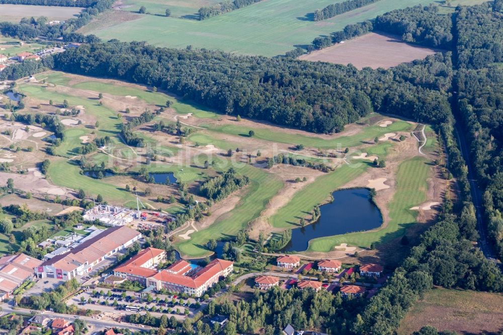 Luftaufnahme Adendorf - Golfplatz Golf Resort Adendorf in Adendorf im Bundesland Niedersachsen, Deutschland