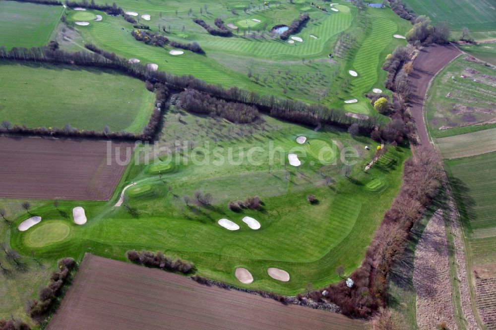 Luftbild Mommenheim - Golfplatz der Golfanlage Domtal in Mommenheim im Bundesland Rheinland-Pfalz