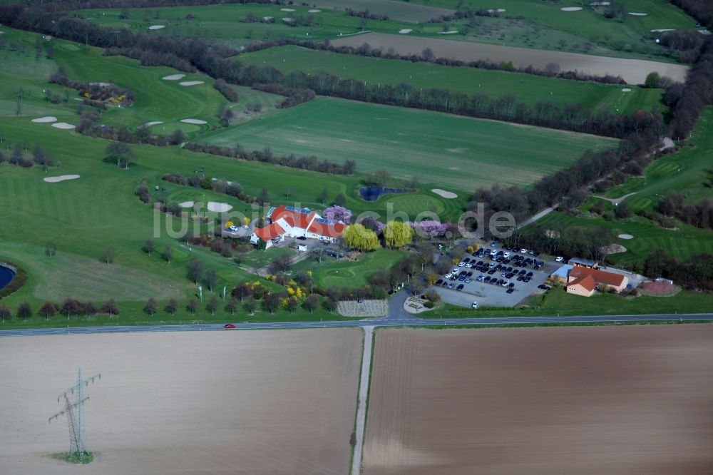 Mommenheim von oben - Golfplatz der Golfanlage Domtal in Mommenheim im Bundesland Rheinland-Pfalz