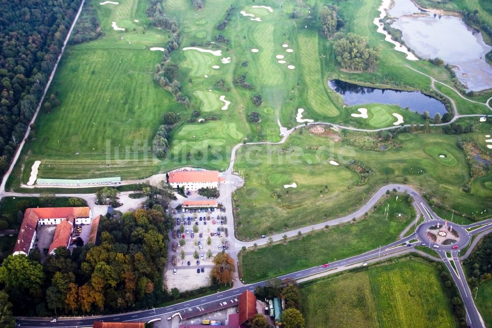 Luftbild Essingen - Golfplatz Golfanlage Landgut Dreihof in Essingen im Bundesland Rheinland-Pfalz