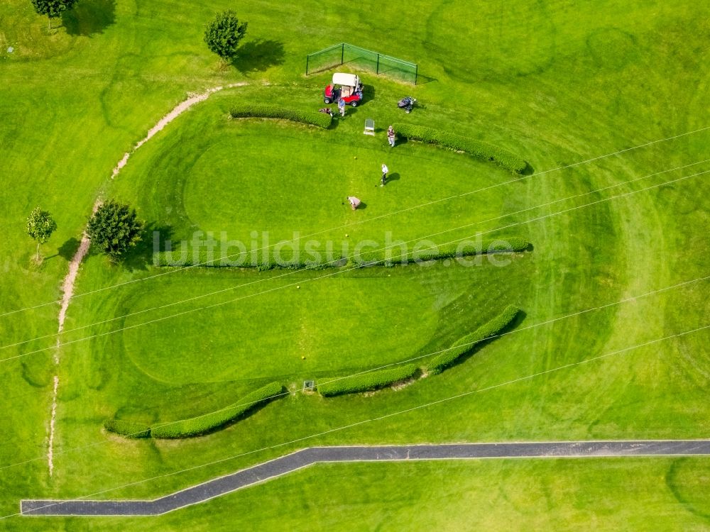 Luftbild Gevelsberg - Golfplatz des Golfclub Gut Berge am Berkenberg im Ortsteil Heck in Gevelsberg im Bundesland Nordrhein-Westfalen - NRW, Deutschland