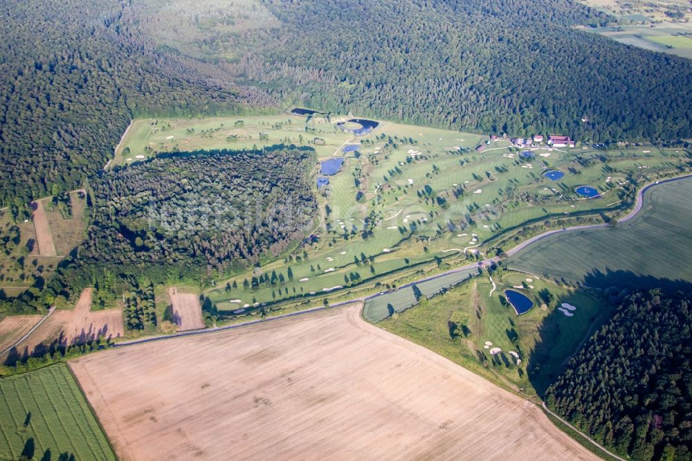 Luftbild Walzbachtal - Golfplatz des Golfclub Johannesthal in Walzbachtal im Bundesland Baden-Württemberg, Deutschland