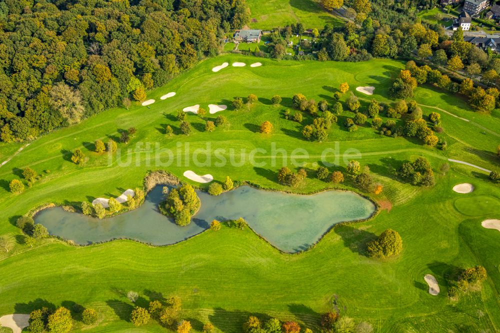 Kamp-Lintfort von oben - Golfplatz Golfclub Am Kloster-Kamp e.V. im Ortsteil Niersenbruch in Kamp-Lintfort im Bundesland Nordrhein-Westfalen, Deutschland