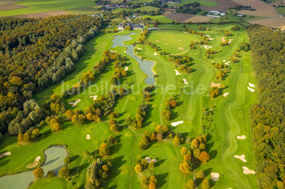 Kamp-Lintfort aus der Vogelperspektive: Golfplatz Golfclub Am Kloster-Kamp e.V. im Ortsteil Niersenbruch in Kamp-Lintfort im Bundesland Nordrhein-Westfalen, Deutschland