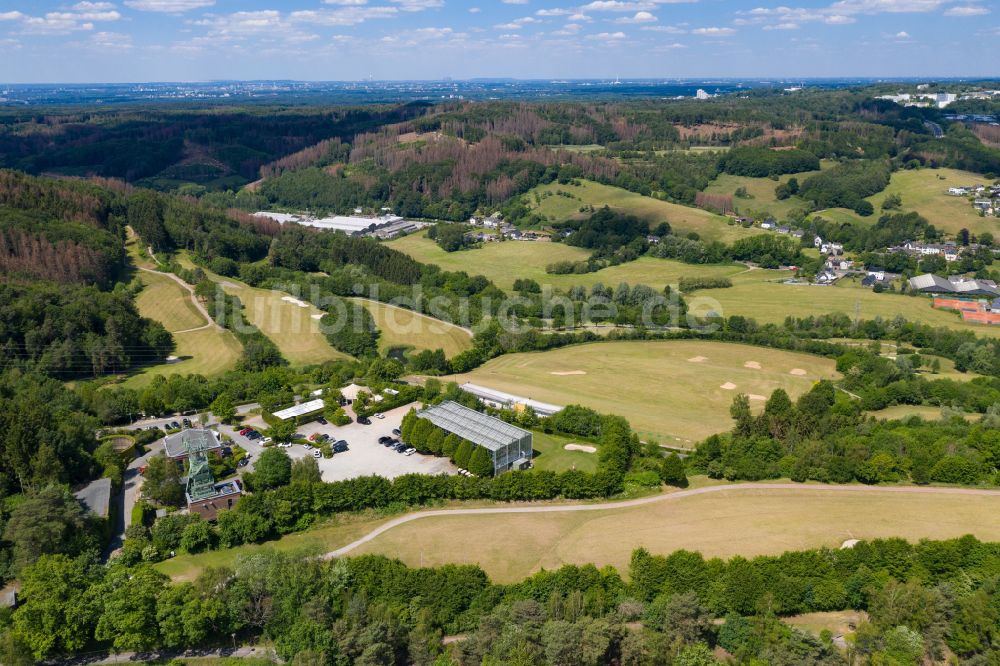 Overath von oben - Golfplatz Golfclub Der Lüderich in Overath im Bundesland Nordrhein-Westfalen, Deutschland