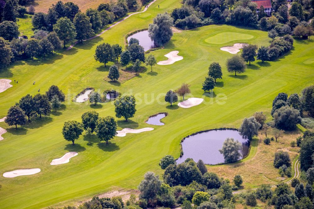 Luftbild Mülheim an der Ruhr - Golfplatz Golfclub Mülheim an der Ruhr e.V. im Ortsteil Selbeck in Mülheim an der Ruhr im Bundesland Nordrhein-Westfalen, Deutschland