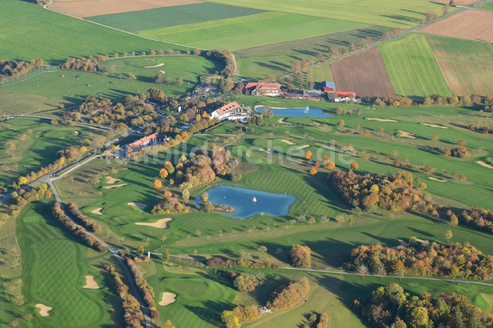 Stühlingen aus der Vogelperspektive: Golfplatz vom Golfclub Obere Alp e.V in Stühlingen im Bundesland Baden-Württemberg, Deutschland