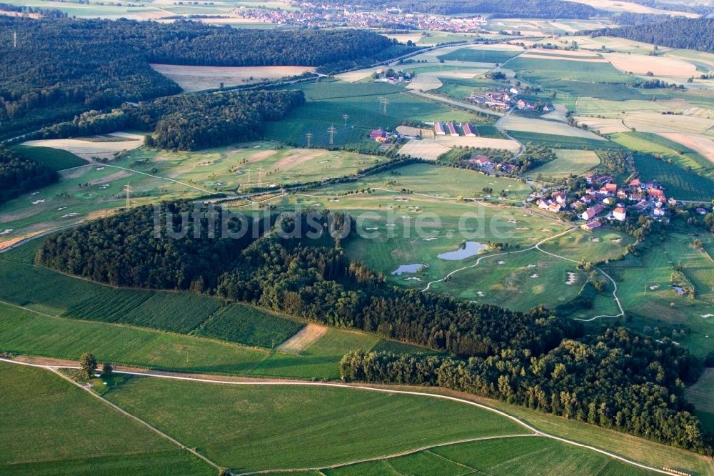 Steißlingen von oben - Golfplatz Golfclub Steisslingen e.V. am Bodensee in Steißlingen im Bundesland Baden-Württemberg