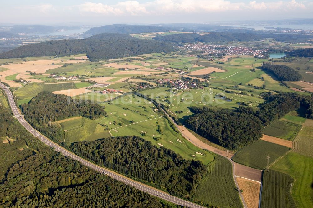 Luftaufnahme Steißlingen - Golfplatz Golfclub Steisslingen e.V. am Bodensee in Steißlingen im Bundesland Baden-Württemberg, Deutschland