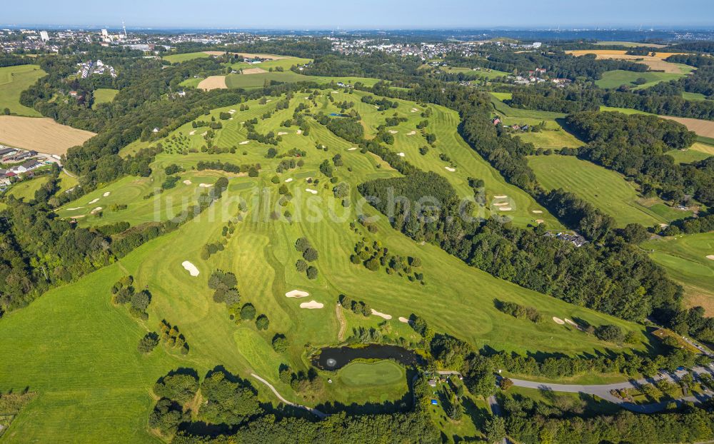 Luftbild Velbert - Golfplatz Golfclub Velbert Gut Kuhlendahl e.V. in Velbert im Bundesland Nordrhein-Westfalen, Deutschland