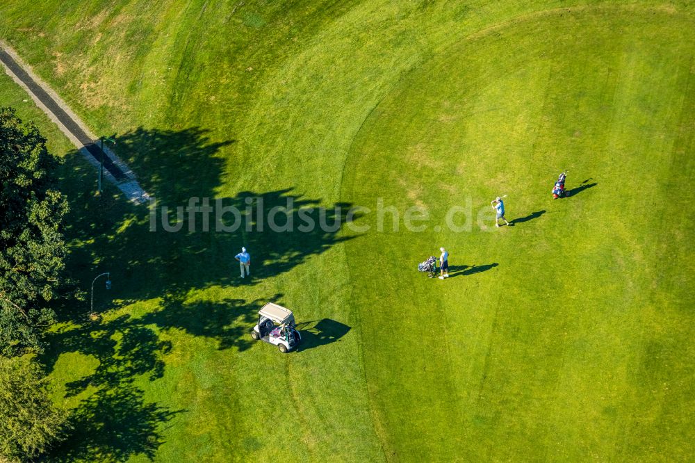 Luftaufnahme Velbert - Golfplatz Golfclub Velbert Gut Kuhlendahl e.V. in Velbert im Bundesland Nordrhein-Westfalen, Deutschland