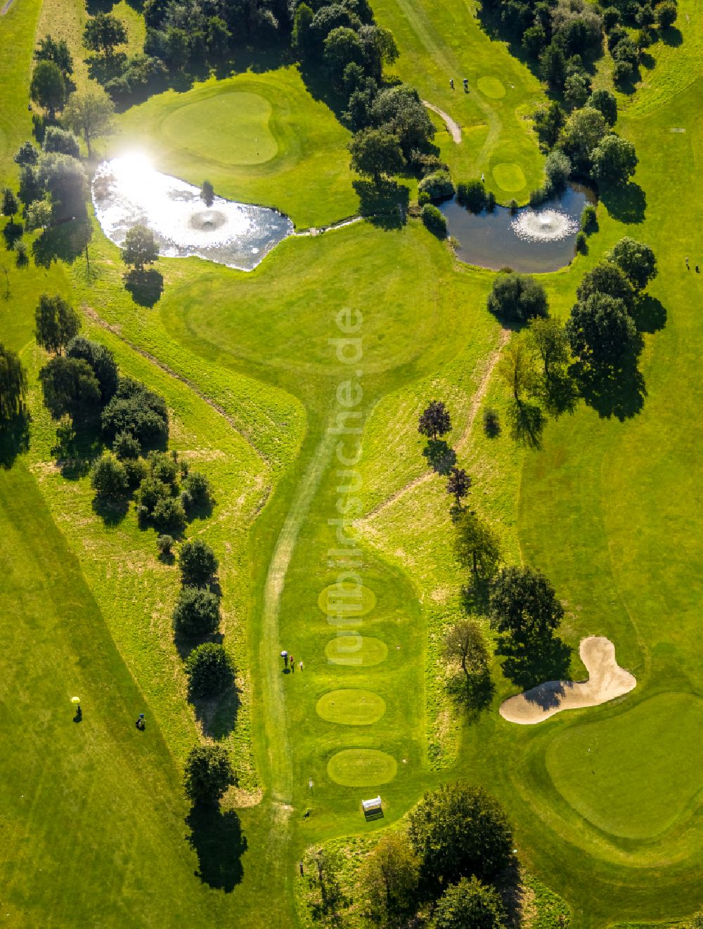 Luftbild Velbert - Golfplatz Golfclub Velbert Gut Kuhlendahl e.V. in Velbert im Bundesland Nordrhein-Westfalen, Deutschland