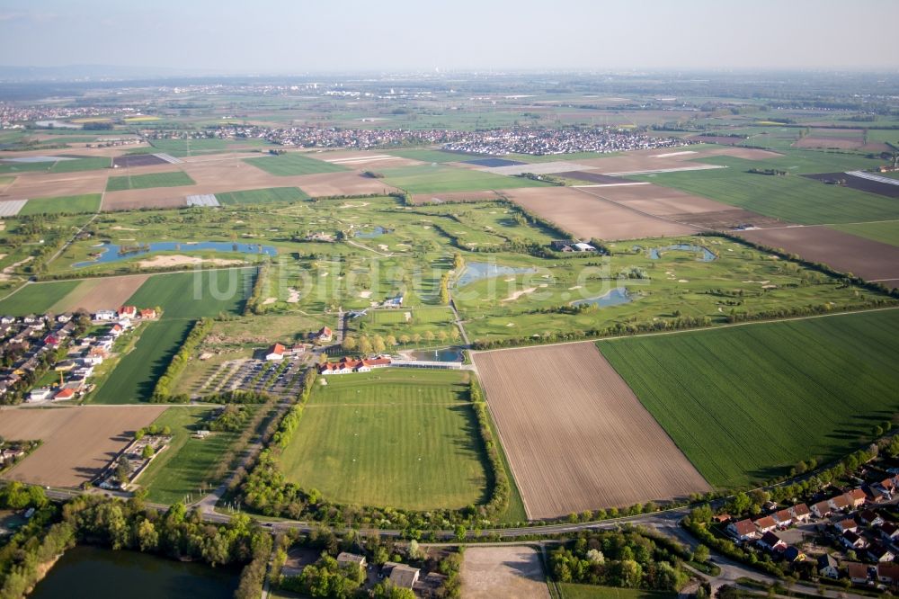 Luftaufnahme Wattenheim - Golfplatz Golfpark Biblis-Wattenheim *****GOLF absolute in Wattenheim im Bundesland Hessen, Deutschland