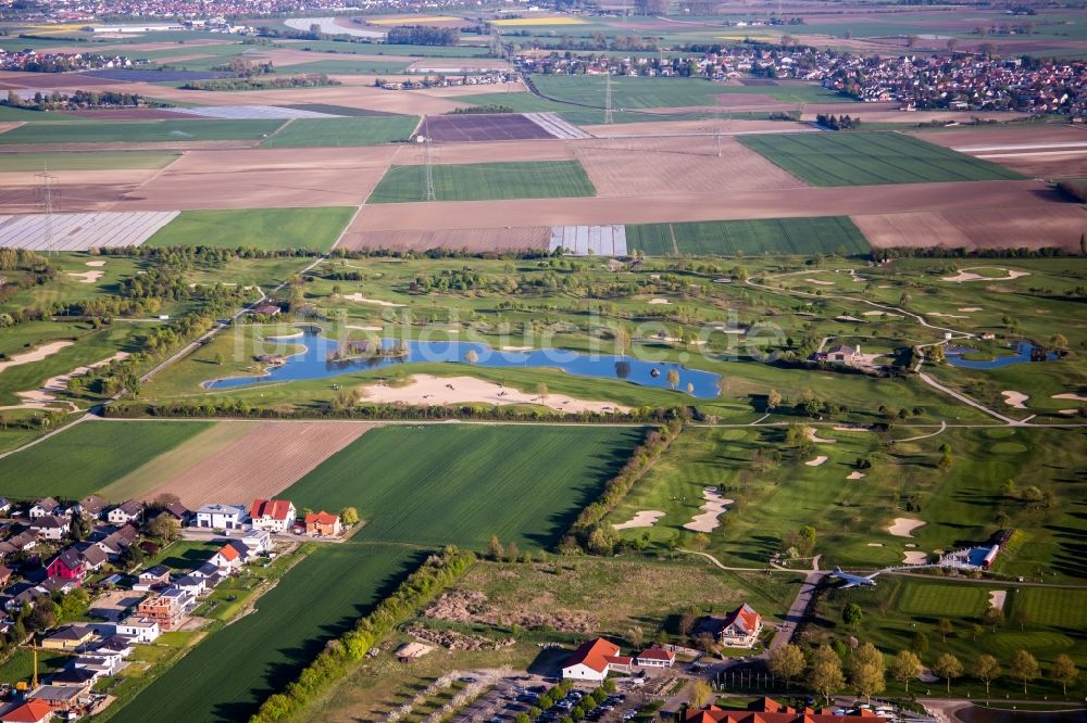 Luftbild Wattenheim - Golfplatz Golfpark Biblis-Wattenheim *****GOLF absolute in Wattenheim im Bundesland Hessen, Deutschland