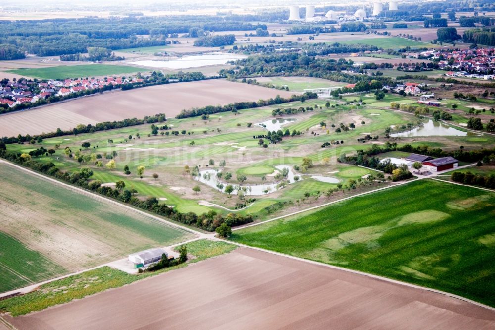 Luftaufnahme Wattenheim - Golfplatz Golfpark Biblis-Wattenheim *****GOLF absolute in Wattenheim im Bundesland Hessen, Deutschland