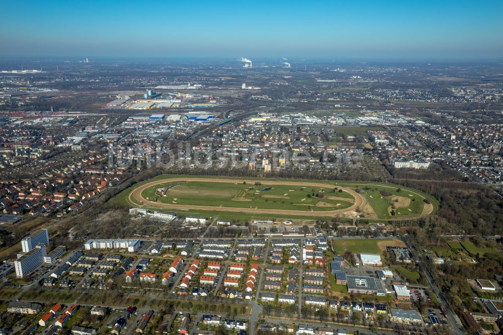 Dortmund von oben - Golfplatz GolfRange Dortmund in Dortmund im Bundesland Nordrhein-Westfalen, Deutschland