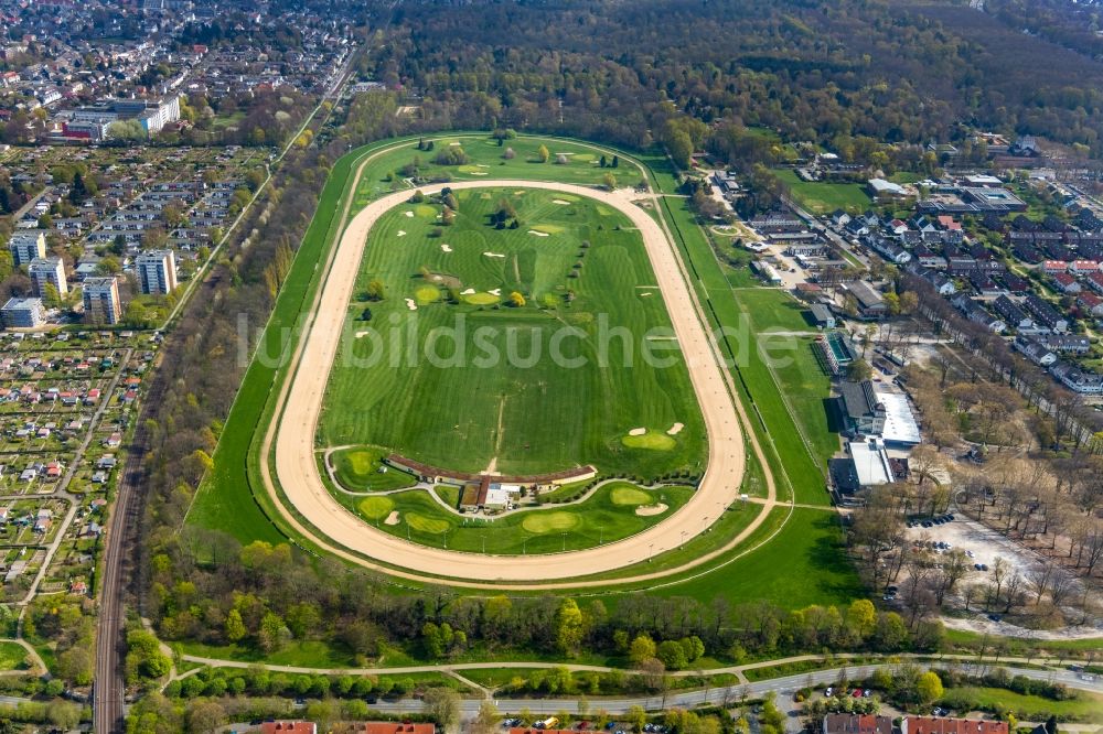 Dortmund von oben - Golfplatz GolfRange Dortmund in Dortmund im Bundesland Nordrhein-Westfalen, Deutschland