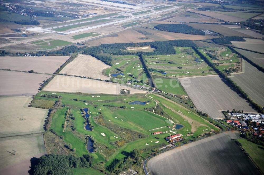 Groß Kienitz von oben - Golfplatz Groß Kienitz