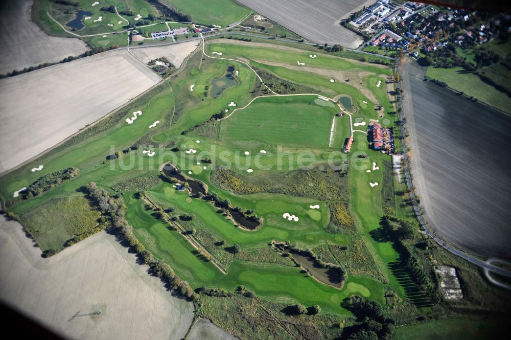 Groß Kienitz von oben - Golfplatz Groß Kienitz