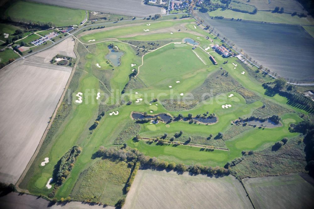 Groß Kienitz von oben - Golfplatz Groß Kienitz