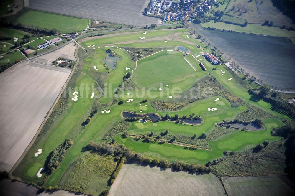 Groß Kienitz aus der Vogelperspektive: Golfplatz Groß Kienitz