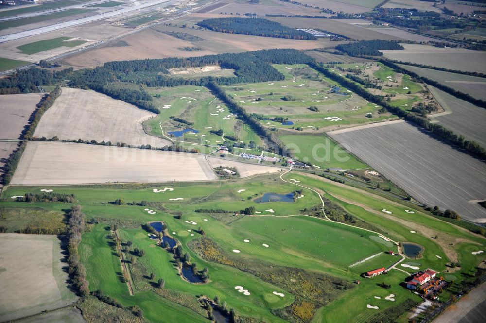 Groß Kienitz von oben - Golfplatz Groß Kienitz