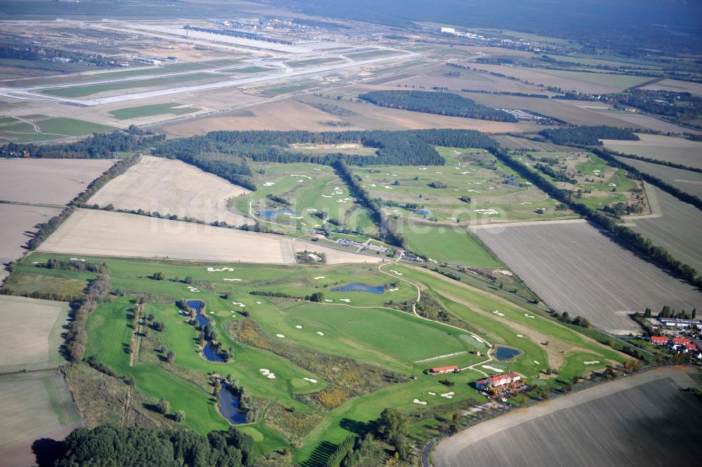 Groß Kienitz von oben - Golfplatz Groß Kienitz