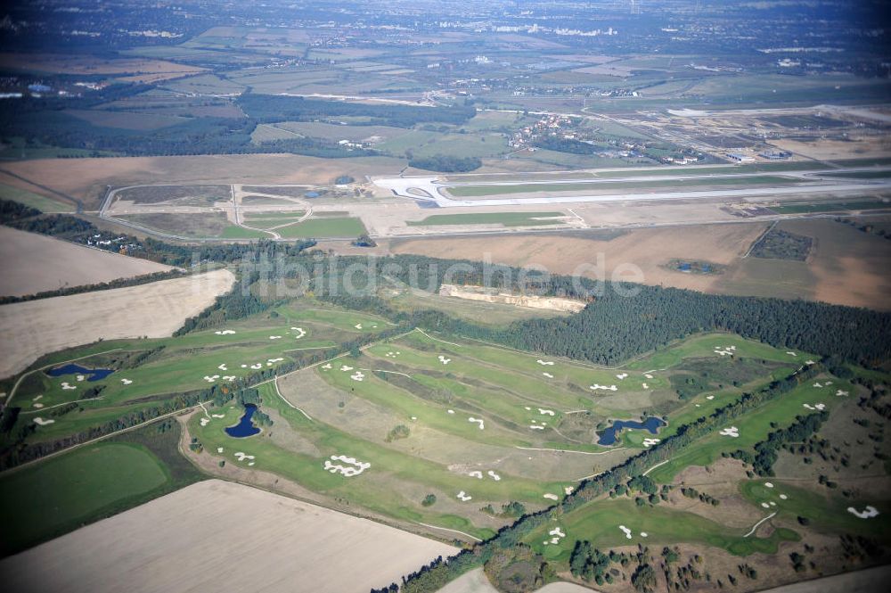 Groß Kienitz von oben - Golfplatz Groß Kienitz