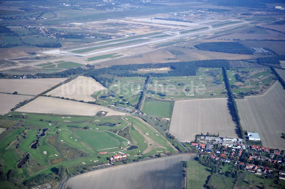 Groß Kienitz von oben - Golfplatz Groß Kienitz