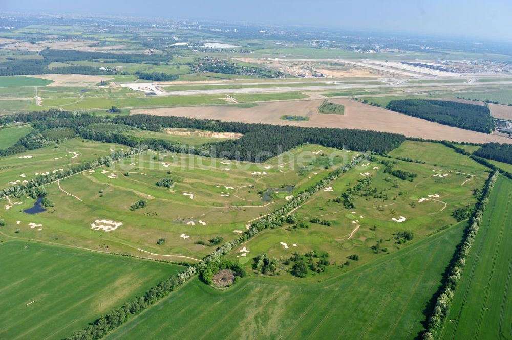 Groß Kienitz von oben - Golfplatz Groß Kienitz