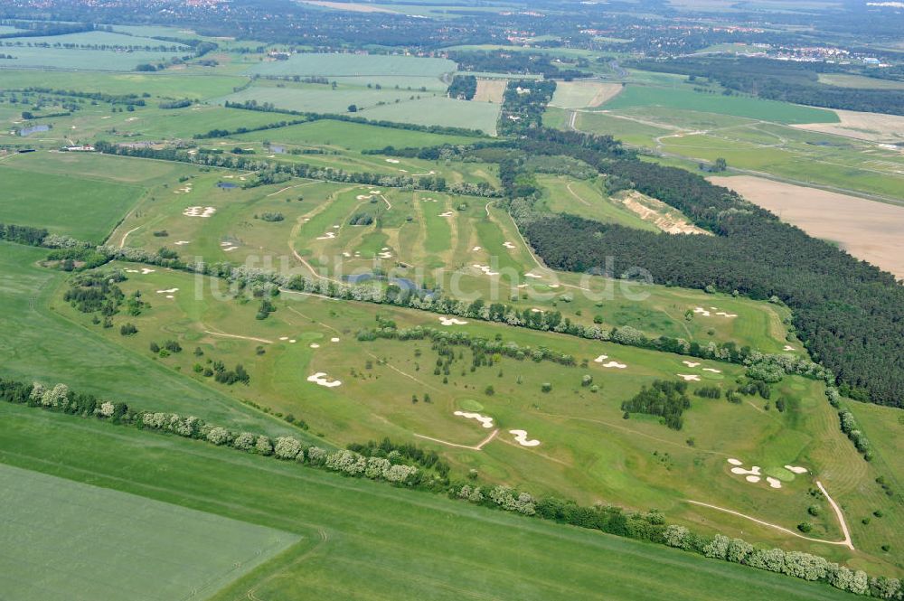 Groß Kienitz aus der Vogelperspektive: Golfplatz Groß Kienitz