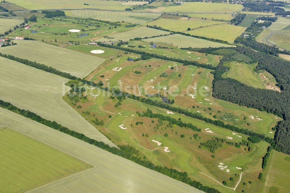 Groß Kienitz aus der Vogelperspektive: Golfplatz Groß Kienitz im Bundesland Brandenburg