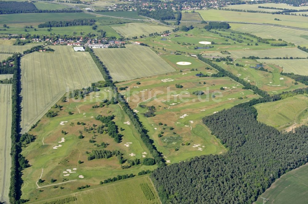 Groß Kienitz von oben - Golfplatz Groß Kienitz im Bundesland Brandenburg