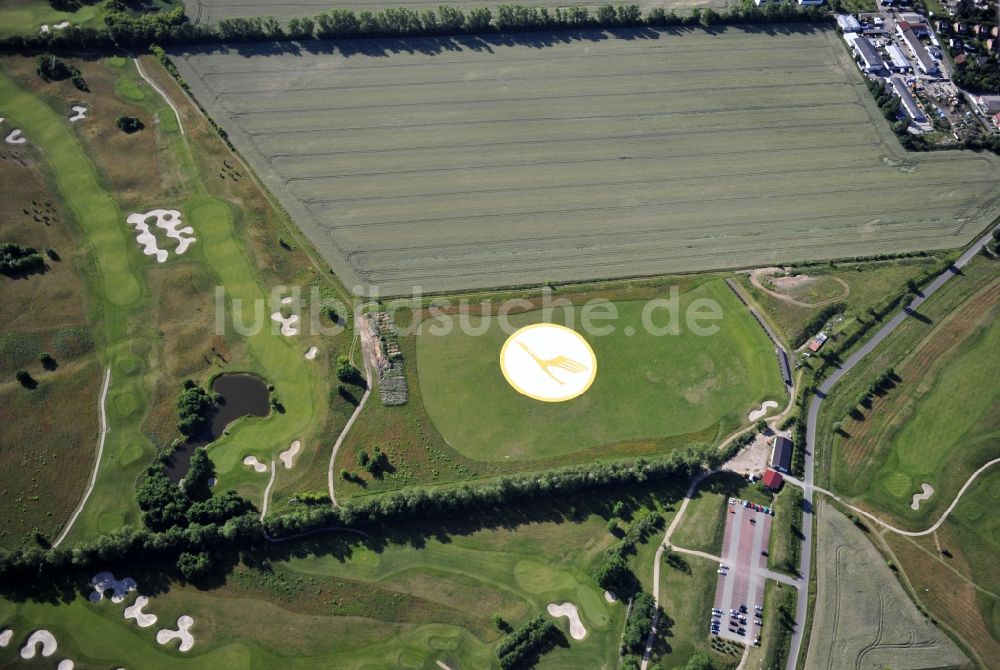 Groß Kienitz von oben - Golfplatz Groß Kienitz im Bundesland Brandenburg