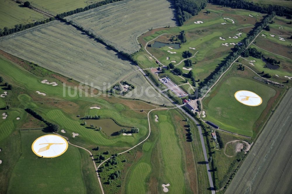 Groß Kienitz aus der Vogelperspektive: Golfplatz Groß Kienitz im Bundesland Brandenburg