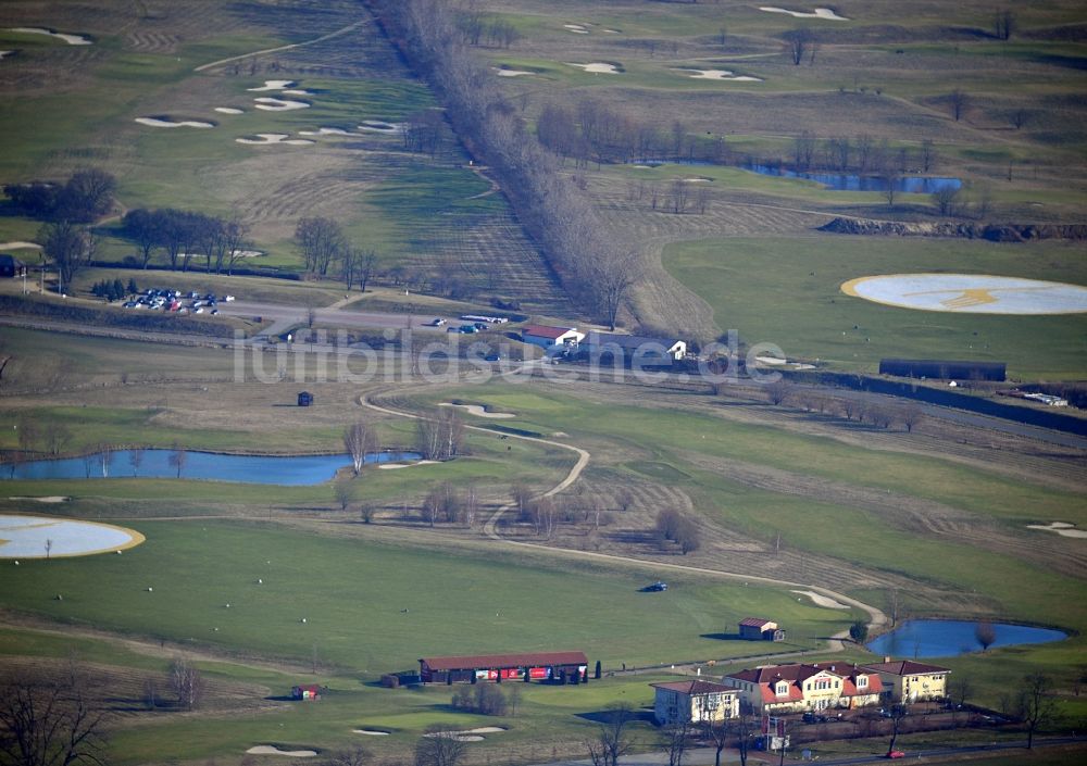 Groß Kienitz von oben - Golfplatz Groß Kienitz im Bundesland Brandenburg