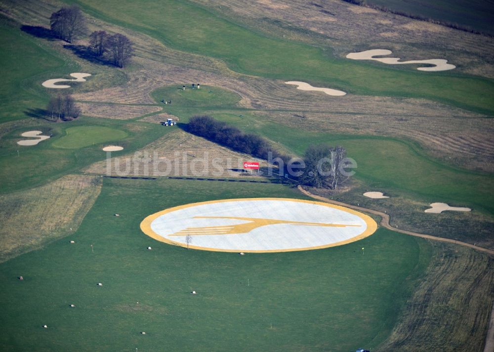 Groß Kienitz aus der Vogelperspektive: Golfplatz Groß Kienitz im Bundesland Brandenburg