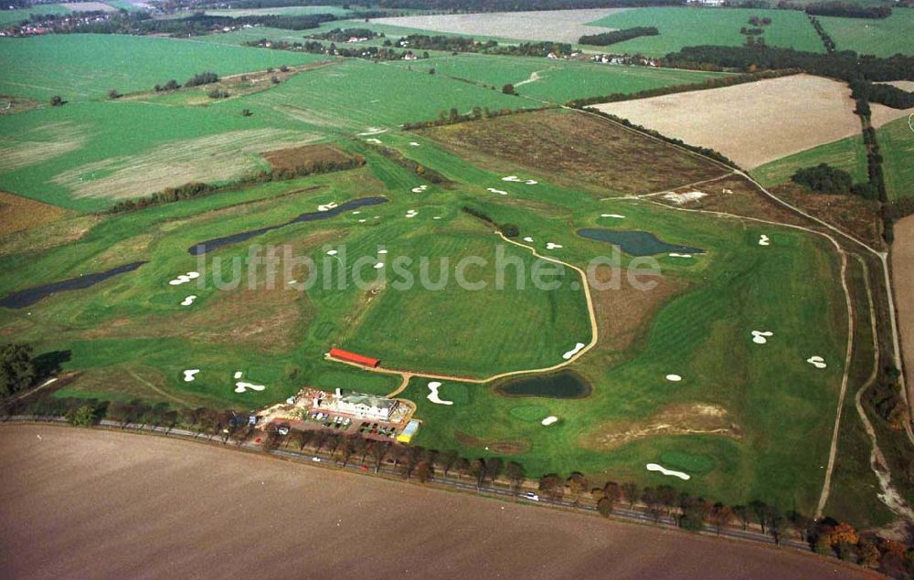 Groß Kienitz / Brandenburg aus der Vogelperspektive: Golfplatz in Groß Kienitz / Brandenburg.