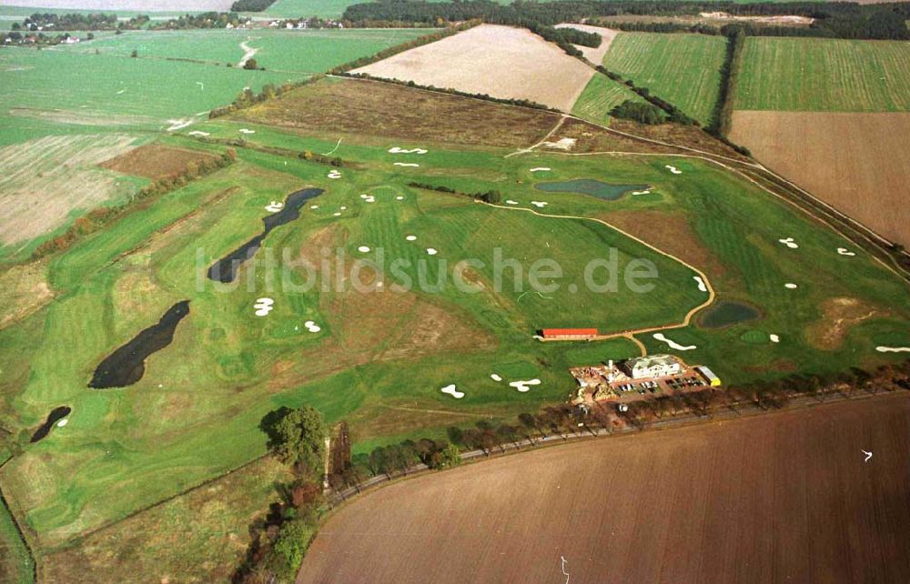 Groß Kienitz / Brandenburg von oben - Golfplatz in Groß Kienitz / Brandenburg.