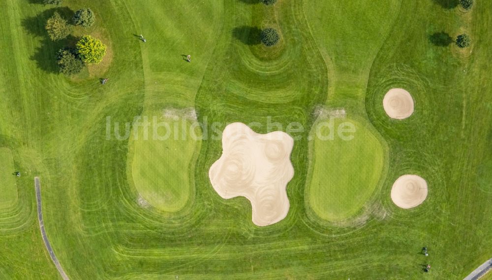 Heck aus der Vogelperspektive: Golfplatz Gut Berge in Heck im Bundesland Nordrhein-Westfalen, Deutschland