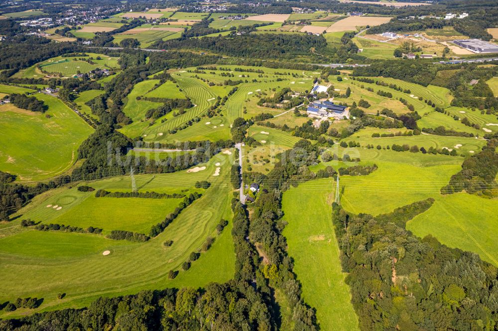 Heck von oben - Golfplatz Gut Berge in Heck im Bundesland Nordrhein-Westfalen, Deutschland