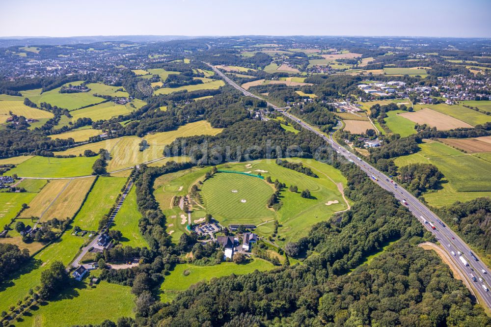 Heck aus der Vogelperspektive: Golfplatz Gut Berge in Heck im Bundesland Nordrhein-Westfalen, Deutschland