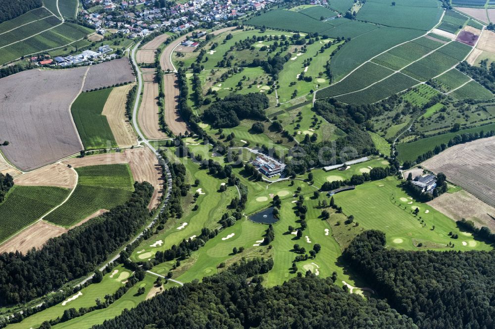 Luftbild Östringen - Golfplatz HEITLINGER Golf Resort in Östringen im Bundesland Baden-Württemberg, Deutschland